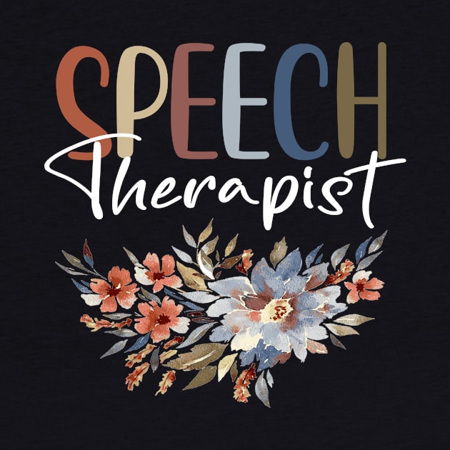 Flower Teacher SLP Speech Therapist Back to School by shattorickey.fashion